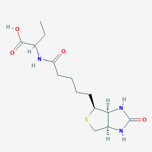 molecular formula C14H23N3O4S B6314315 N-alpha-Biotinoyl-2-DL-aminobutyric acid (Biotinyl-DL-Abu-OH) CAS No. 917015-56-6