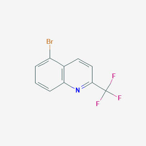 molecular formula C10H5BrF3N B6314354 5-Bromo-2-(trifluoromethyl)quinoline CAS No. 176722-71-7