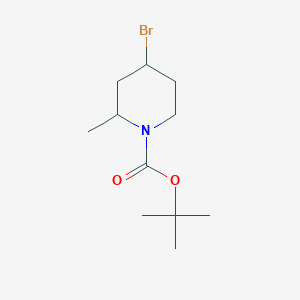 molecular formula C11H20BrNO2 B6314394 4-Bromo-2-methyl-1-piperidinecarboxylic acid 1,1-dimethylethyl ester CAS No. 1281576-23-5