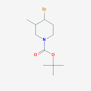 molecular formula C11H20BrNO2 B6314399 4-Bromo-3-methyl-1-piperidinecarboxylic acid 1,1-dimethylethyl ester CAS No. 1281712-14-8