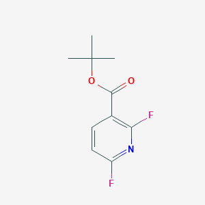 molecular formula C10H11F2NO2 B6314416 tert-Butyl 2,6-difluoronicotinate, 95% CAS No. 1956375-96-4