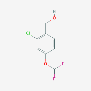 molecular formula C8H7ClF2O2 B6314425 (2-Chloro-4-(difluoromethoxy)phenyl)methanol CAS No. 1427417-93-3