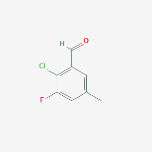 molecular formula C8H6ClFO B6314450 2-Chloro-3-fluoro-5-methylbenzaldehyde CAS No. 1805225-87-9