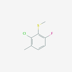molecular formula C8H8ClFS B6314480 (2-Chloro-6-fluoro-3-methylphenyl)(methyl)sulfane CAS No. 1807116-99-9