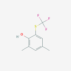 B6314507 2,4-Dimethyl-6-(trifluoromethylthio)phenol CAS No. 1357625-23-0