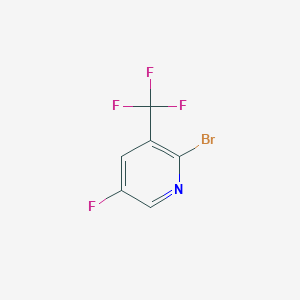 molecular formula C6H2BrF4N B6314542 2-Bromo-5-fluoro-3-(trifluoromethyl)pyridine CAS No. 1807210-32-7