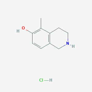 molecular formula C10H14ClNO B6314611 5-甲基-1,2,3,4-四氢异喹啉-6-醇盐酸盐 CAS No. 1165923-86-3