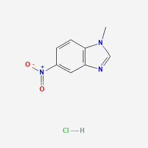 molecular formula C8H8ClN3O2 B6314626 1-Methyl-5-nitro-1H-benzo[d]imidazole HCl CAS No. 1951444-58-8
