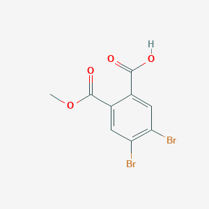 4,5-Dibromo-2-(methoxycarbonyl)benzoic acid