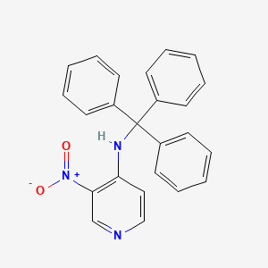 molecular formula C24H19N3O2 B6314646 3-Nitro-N-tritylpyridin-4-amine CAS No. 1622290-50-9