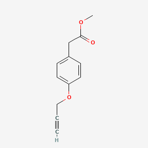 molecular formula C12H12O3 B6314721 Methyl 4-(2-propyn-1-yloxy)-benzeneacetate CAS No. 258331-62-3