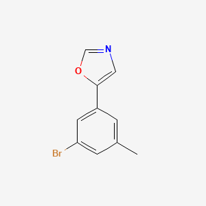 molecular formula C10H8BrNO B6314766 5-(3-bromo-5-methylphenyl)oxazole CAS No. 2007366-35-8