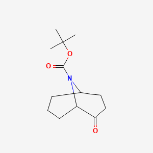 molecular formula C13H21NO3 B6314781 tert-Butyl 2-oxo-9-azabicyclo[3.3.1]nonane-9-carboxylate CAS No. 1823808-41-8