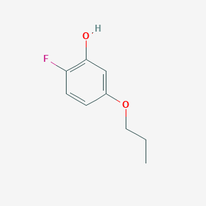 molecular formula C9H11FO2 B6314796 2-Fluoro-5-propoxyphenol CAS No. 1881290-85-2