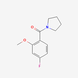 (4-Fluoro-2-methoxyphenyl)(pyrrolidin-1-yl)methanone