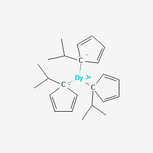 molecular formula C24H33Dy B6314847 Tris(i-propylcyclopentadienyl)dysprosium, (99.9%-Dy) (REO) CAS No. 952518-08-0