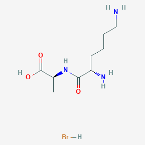 molecular formula C9H20BrN3O3 B6314857 H-Lys-Ala-OH hydrobromide CAS No. 410538-35-1