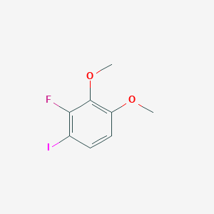 molecular formula C8H8FIO2 B6314877 2-Fluoro-1-iodo-3,4-dimethoxybenzene CAS No. 1803783-41-6
