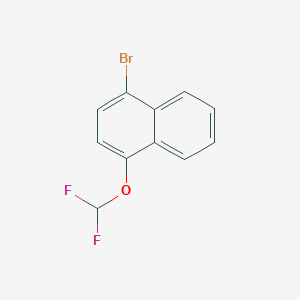 molecular formula C11H7BrF2O B6314908 1-溴-4-(二氟甲氧基)萘 CAS No. 1261783-62-3