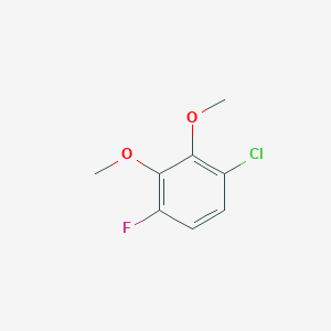 molecular formula C8H8ClFO2 B6314911 1-Chloro-2,3-dimethoxy-4-fluorobenzene CAS No. 1804409-83-3