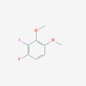 molecular formula C8H8FIO2 B6314918 1-Fluoro-2-iodo-3,4-dimethoxybenzene CAS No. 1803855-76-6