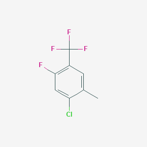 molecular formula C8H5ClF4 B6314929 2-Chloro-4-fluoro-5-(trifluoromethyl)toluene CAS No. 1805521-27-0