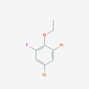 molecular formula C8H7Br2FO B6314947 1,5-Dibromo-2-ethoxy-3-fluorobenzene CAS No. 1803776-18-2