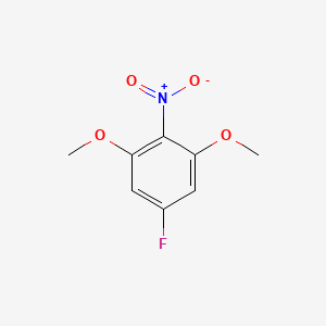molecular formula C8H8FNO4 B6314953 1,3-Dimethoxy-5-fluoro-2-nitrobenzene, 95% CAS No. 1806452-66-3