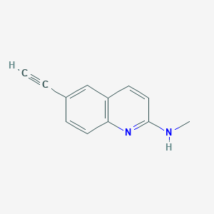 molecular formula C12H10N2 B6314962 6-Ethynyl-N-methylquinolin-2-amine CAS No. 1956354-68-9