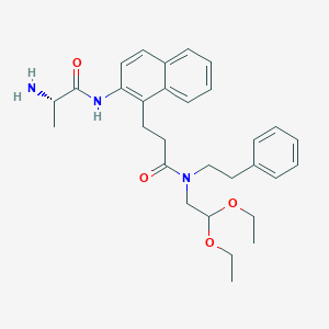 (S)-3-(2-(2-Aminopropanamido)naphthalen-1-yl)-N-(2,2-diethoxyethyl)-N-phenethylpropanamide