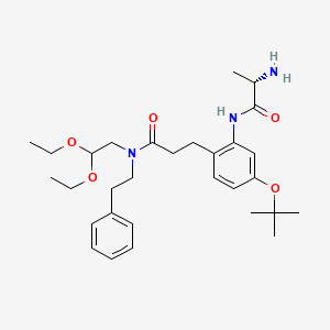 (S)-alpha-Amino-N-(2,2-diethoxyethyl)-4-(1,1-dimethylethoxy)-N-(2-phenylethyl)-benzenepropanamide