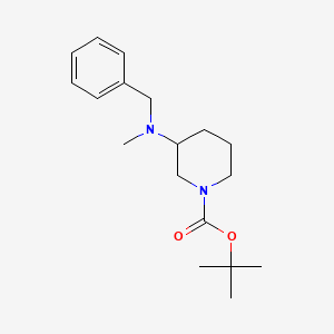 molecular formula C18H28N2O2 B6315002 tert-Butyl 3-(N-benzyl-N-methylamino) piperidine-1-carboxylate CAS No. 1027345-51-2