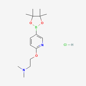 6-(2-(Dimethylamino)ethoxy)pyridine-3-boronic acid pinacol ester hydrochloride