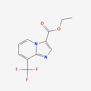 8-Trifluoromethyl-imidazo[1,2-a]pyridine-3-carboxylic acid ethyl ester, 95%