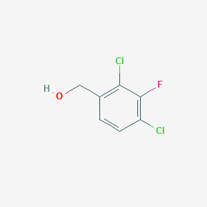 molecular formula C7H5Cl2FO B6315055 2,4-Dichloro-3-fluorobenzyl alcohol CAS No. 1615212-19-5