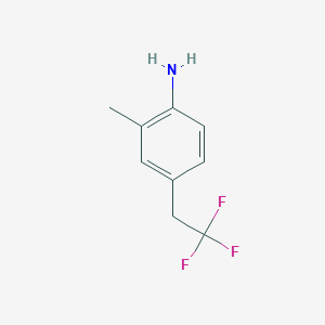 molecular formula C9H10F3N B6315061 2-Methyl-4-(2,2,2-trifluoroethyl)aniline CAS No. 476335-31-6