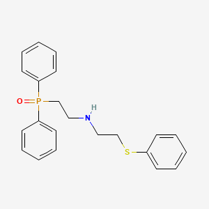 N-[2-(Diphenylphosphinyl)ethyl]-2-(phenylthio)-ethanamine