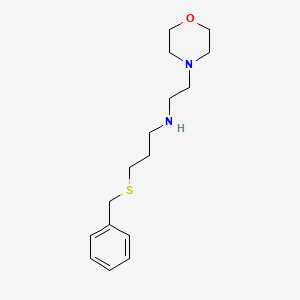 molecular formula C16H26N2OS B6315102 3-(Benzylthio)-N-(2-morpholinoethyl)propan-1-amine CAS No. 1799787-09-9