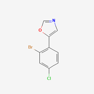 5-(2-Bromo-4-chlorophenyl)-1,3-oxazole