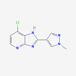 7-Chloro-2-(1-methyl-1H-pyrazol-4-yl)-3H-imidazo[4,5-b]pyridine
