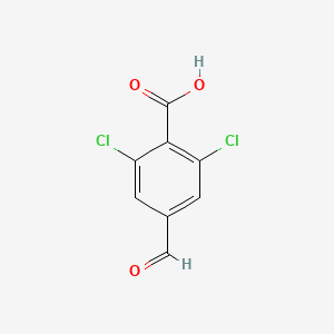 molecular formula C8H4Cl2O3 B6315193 2,6-Dichloro-4-formylbenzoic acid CAS No. 1807998-43-1
