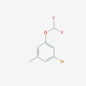 molecular formula C8H7BrF2O B6315285 1-溴-3-(二氟甲氧基)-5-甲苯 CAS No. 1261859-71-5