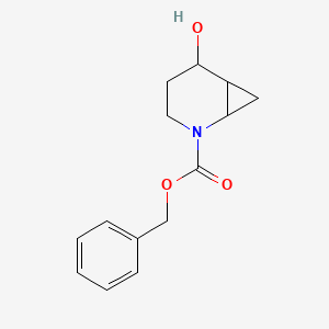 molecular formula C14H17NO3 B6315346 Benzyl 5-hydroxy-2-azabicyclo[4.1.0]heptane-2-carboxylate CAS No. 1799792-87-2