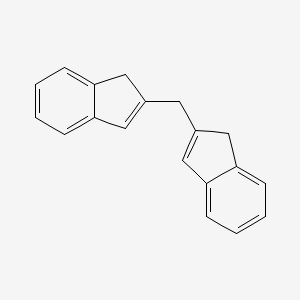 molecular formula C19H16 B6315572 Bis(2-indenyl)methane CAS No. 204456-74-6