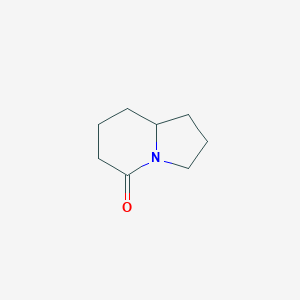 molecular formula C8H13NO B6315576 Octahydro-indolizine-5-one;  98% CAS No. 32537-55-6
