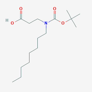 3-{[(t-Butoxy)carbonyl](octyl)amino}propanoic acid