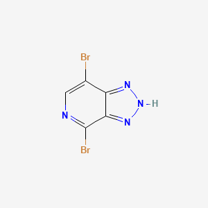 4,7-Dibromo-3H-[1,2,3]triazolo[4,5-c]pyridine