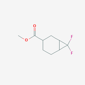 molecular formula C9H12F2O2 B6315605 Methyl 7,7-difluoronorcarane-3-carboxylate CAS No. 1494594-75-0