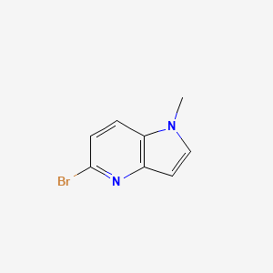 molecular formula C8H7BrN2 B6315647 5-Bromo-1-methyl-1H-pyrrolo[3,2-b]pyridine CAS No. 2120300-06-1