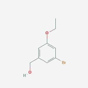 molecular formula C9H11BrO2 B6315658 (3-Bromo-5-ethoxyphenyl)methanol CAS No. 1646557-18-7
